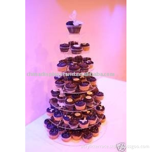 7 Tier Clear Cup Cake Stand